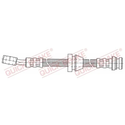 Bilde av Bremseslange, Framaksel høyre, venstre, chevrolet matiz, spark, daewoo matiz skåp/halvkombi, tico, 96316525, 96518629,