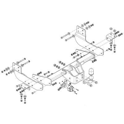 Bilde av Tilhengerfeste, standard, ford transit v363 buss, skåp