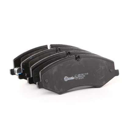 Bilde av BREMBO P 44 022 Bremseklosser klargjort for slitasjeindikator med bremsecaliperskruer tilbehør LAND ROVER: Range Rover Sport, Discovery 4