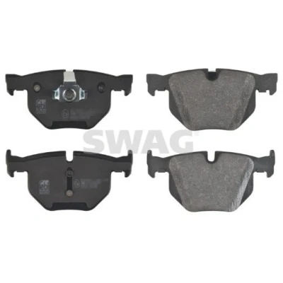 Bilde av SWAG 20 91 6633 Bremseklosser bakaksel klargjort for slitasjeindikator, ekskl. slitasjevarselkontakt BMW: X5, X6