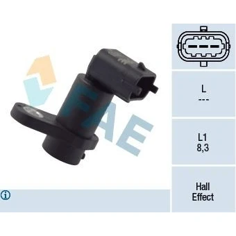 Bilde av Turtallssensor, motormanagement, fiat,opel,vauxhall, 24435096, 25337265, 6238282, 71739799
