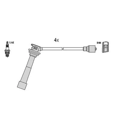 Bilde av HITACHI 134374 Pluggledninger SUZUKI: X 90