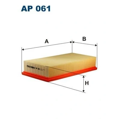Bilde av FILTRON AP 061 Luftfilter 57 149 312 Filterinnsats FORD: Transit Mk4 Van, Mk3 Minibuss, Minibuss