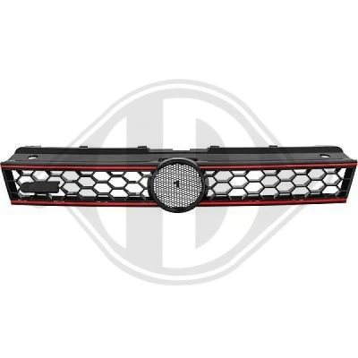 Bilde av DIEDERICHS HD Tuning 2207840 Radiatorgitter Rød, svart VOLKSWAGEN: Polo V Hatchback