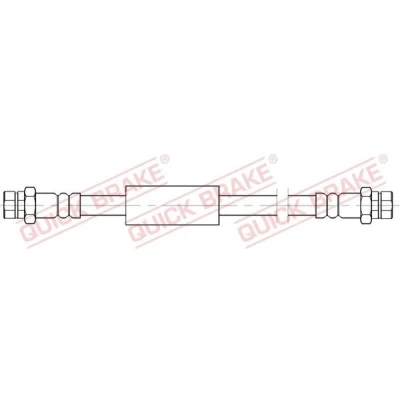 Bilde av QUICK BRAKE 22.321 Bremseslange 254 M10x1 AUDI: TT Coupé