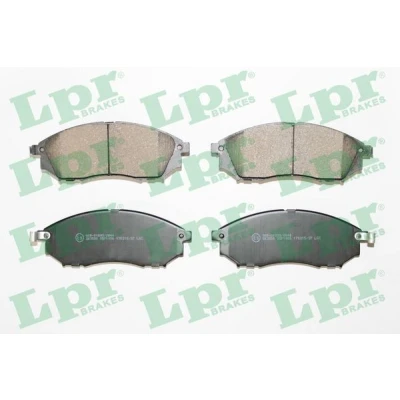 Bilde av LPR 05P1406 Bremseklosser NISSAN: Qashqai / Qashqai+2 I, Pathfinder 3, NP300 Navara Pick up