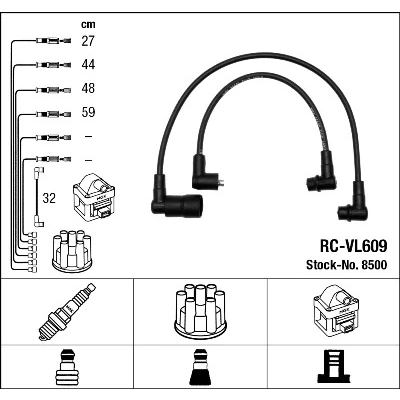 Bilde av NGK 8500 Pluggledninger 5