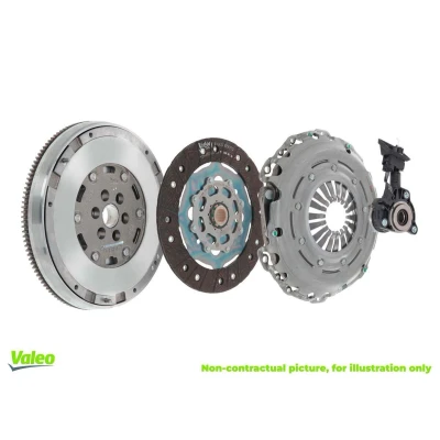 Bilde av VALEO 837585 Clutch med dobbeltmassesvinghjul, sentral utkobling boltsett 258mm FORD: Transit Mk7 Van, Custom V362 Minibuss