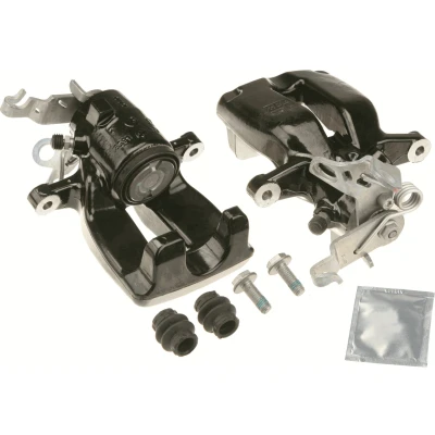 Bilde av TRW BHS1028 Bremsecaliper svart Aluminium AUDI: A3 Sportback, Hatchback, TT Coupé, VOLKSWAGEN: GOLF 6, Scirocco III