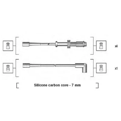 Bilde av MAGNETI MARELLI 941135120700 Pluggledninger PEUGEOT: 405 I Sedan