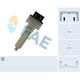 Bilde av EPS 1.810.129 bremselysbryter mekanisk Made in Italy OE Equivalent