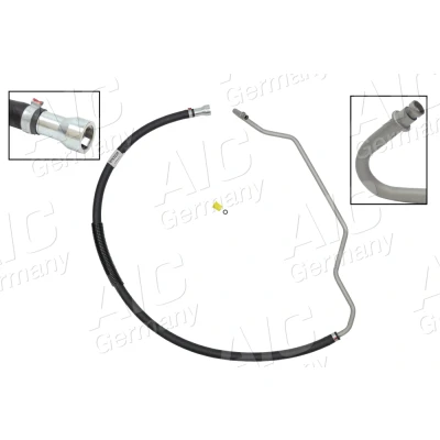 Bilde av AIC 58414 Hydraulikkslange, styring fra styresnekke til kjølerør