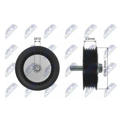 Bilde av Løpehjul, kilerem, chevrolet,opel,vauxhall, 55581830, 636257