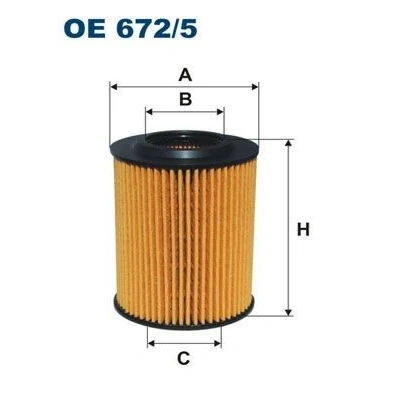 Bilde av FILTRON OE 672/5 Oljefilter Filterinnsats BMW: 1 Hatchback, 3 Sedan, Touring