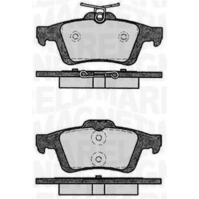 Bilde av Bremseklosser sett, Bakaksel, cadillac,citroën,daimler,ford,jaguar,mazda,opel,pontiac,renault,saab,vauxhall,volvo, 1459016, 1605993, 180