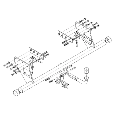 Bilde av Tilhengerfeste, standard, mitsubishi l200 / triton