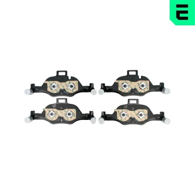 Bilde av OPTIMAL BP 12869 Bremseklosser framaksel klargjort for slitasjeindikator, ekskl. slitasjevarselkontakt BMW: 5 Touring, Sedan, 7