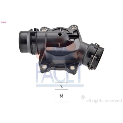Bilde av FACET 7.8429 Termostat 88 Made in Italy OE Equivalent med tetning BMW: 3 Touring, 5 Sedan, X5, LAND ROVER: Range Rover 3, OPEL: Omega B Caravan