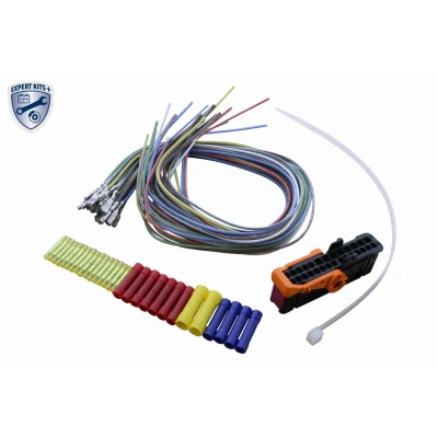 Bilde av VEMO V10 83 0083 Reparasjonssett, kabelsett foran, Kjøretøydør med terminal kjøretøyegen adapter EXPERT KITS + VOLKSWAGEN: Touran I, Tiguan I