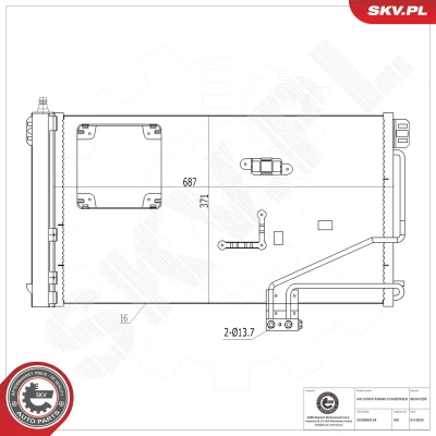 Bilde av Kondensator ESEN SKV 86SKV293
