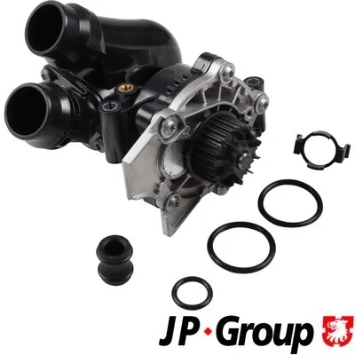 Bilde av JP GROUP 1114511100 Termostathus med tetning, vannpumpe SKODA: Superb II Hatchback, Octavia 2 Combi, VOLKSWAGEN: Golf 6, AUDI: Q5