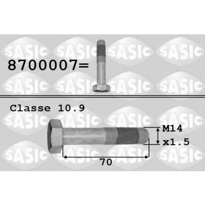 Bilde av SASIC 8700007 Remskiveskrue CITROËN: C3 I Hatchback, C5 III Stasjonsvogn, PEUGEOT: 807