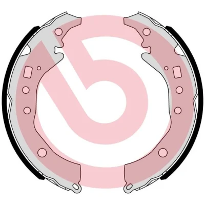 Bilde av BREMBO S 83 571 Bremsesko 229 37 TOYOTA: Yaris III Hatchback, II Hatchback