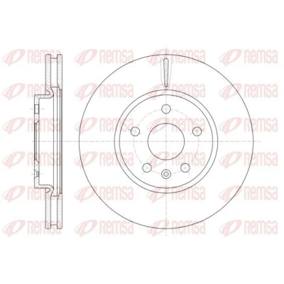 Bilde av REMSA 61286.10 Bremseskiver framaksel 321, 321 30 5 ventilert OPEL: Insignia A Sports Tourer, Hatchback, Sedan