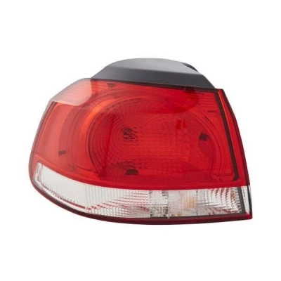 Bilde av HELLA 2SD 009 922 091 Baklykter venstre ytre del W16W, WY21W 12 Rød, hvit med lyspære pæreholder VOLKSWAGEN: GOLF 6
