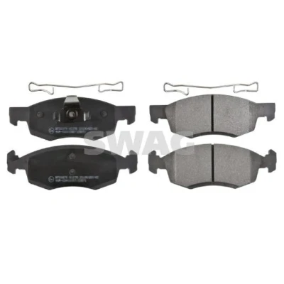 Bilde av SWAG 60 91 6750 Bremseklosser framaksel med kolbleklips, festemateriell