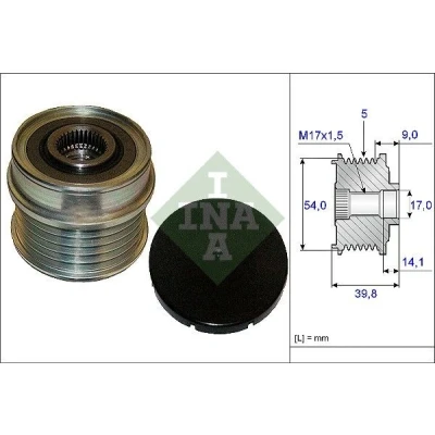 Bilde av INA 535 0171 10 Frihjul Dynamo 39,8 spesialverktøy nødvendig for montering