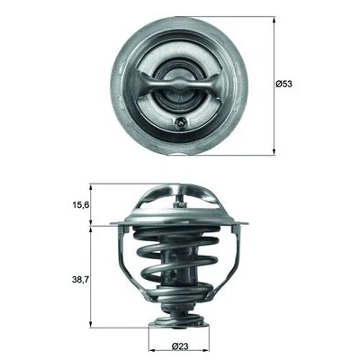 Bilde av Termostat MAHLE ORIGINAL TX 117 95D