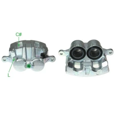 Bilde av BUDWEG CALIPER 344472 Bremsecaliper HYUNDAI: H 1 Cargo, Travel