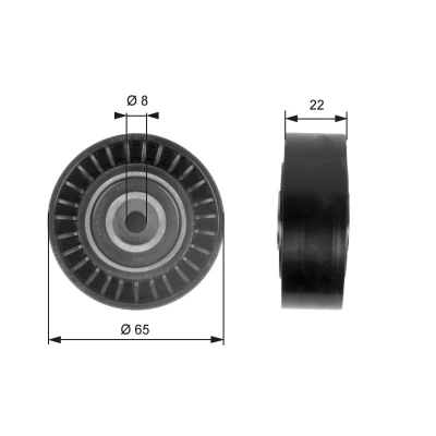 Bilde av GATES FleetRunner Micro V Kit T36258 Styrerulle