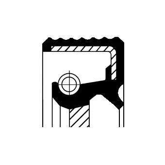 Bilde av Akseltetningsring, veivaksel, Framside, alfa romeo,audi,bmw,dacia,ford,mercedes benz,renault,toyota,volvo, 3277600, 3277758, 60560701, 6