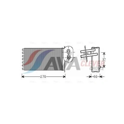 Bilde av Varmeapparat register AVA QUALITY COOLING VN6296