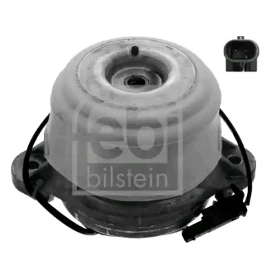 Bilde av FEBI BILSTEIN 49424 Motorfeste høyre hydrolager m/elektrisk kobling med sprutbeskyttelsesdeksel