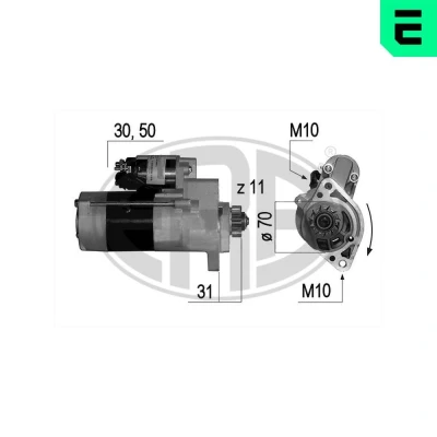 Bilde av ERA 220642A Starter 12 2 11 NISSAN: Pathfinder 3