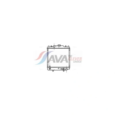 Bilde av PRASCO SZ2029 Radiator Aluminium 325 318 25 Kjøleribber loddet