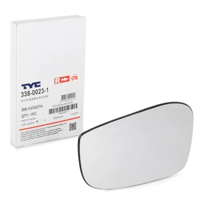 Bilde av TYC 338 0023 1 Speilglass høyre VOLVO: V70 2, S60 I, S80 I