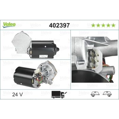 Bilde av VALEO 402397 Vindusviskermotor 24 foran for høyre/venstre ratt
