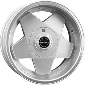 Bilde av BORBET A CLASSIC Silver Polished 7x15 4/100 ET35 B64.1