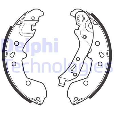 Bilde av DELPHI LS2148 Bremsesko 203 38