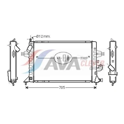 Bilde av Radiator AVA QUALITY COOLING OLA2294
