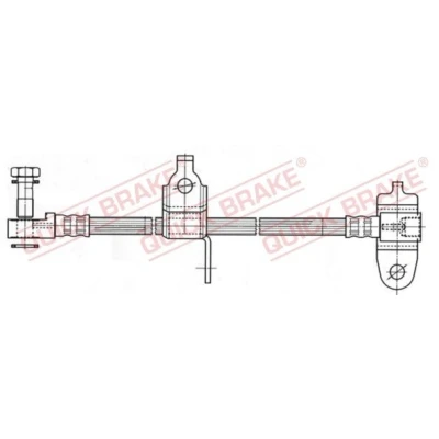 Bilde av QUICK BRAKE 59.977X Bremseslange 436 M12x1