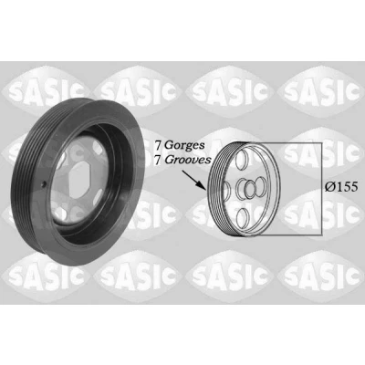 Bilde av SASIC 2150078 Remskive Veivaksel NISSAN: Qashqai / Qashqai+2 I, OPEL: Vivaro B Combi, RENAULT: SCENIC 3