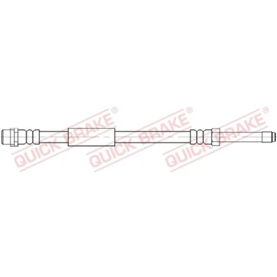 Bilde av QUICK BRAKE 37.050 Bremseslange 555 M10x1 MERCEDES BENZ: Vito Mixto, Minibuss, Viano