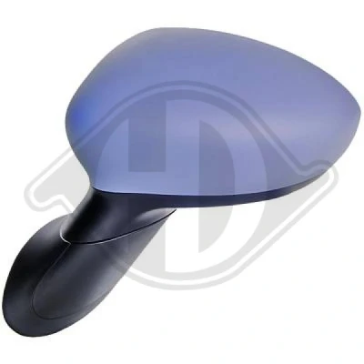 Bilde av Sidespeil Diederichs 3405125 venstre grunnet for elektrisk speiljustering, konveks, komplett speil FIAT: 500 Hatchback