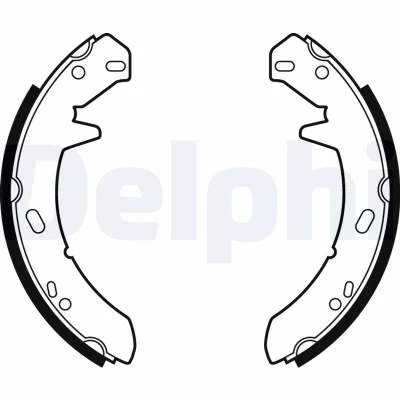 Bilde av DELPHI LS1867 Bremsesko 254mm 70mm