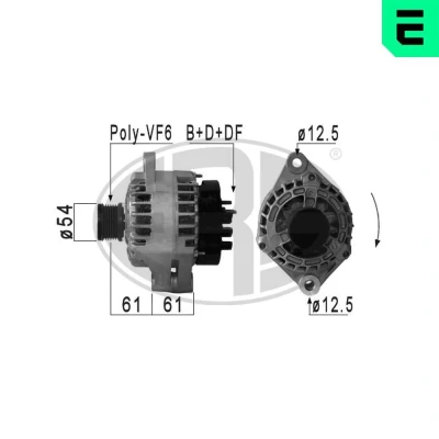 Bilde av ERA 210892A Dynamo 14V 140A SAAB: 9 3 Sedan, 5 Stasjonsvogn, Stasjonsvogn